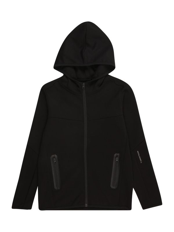 Jack & Jones Junior Jack & Jones Junior Gornji dio trenirke 'JCOFUSION'  crna
