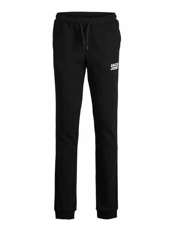 Jack & Jones Junior Jack & Jones Junior Hlače 'JJIGORDON'  crna / bijela