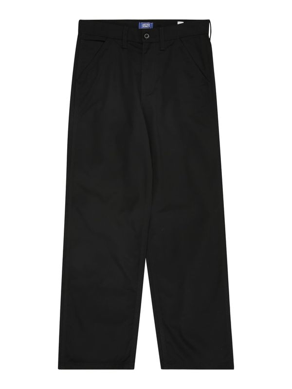 Jack & Jones Junior Jack & Jones Junior Hlače 'JPSTALEX CLEAN JJWORKER'  crna