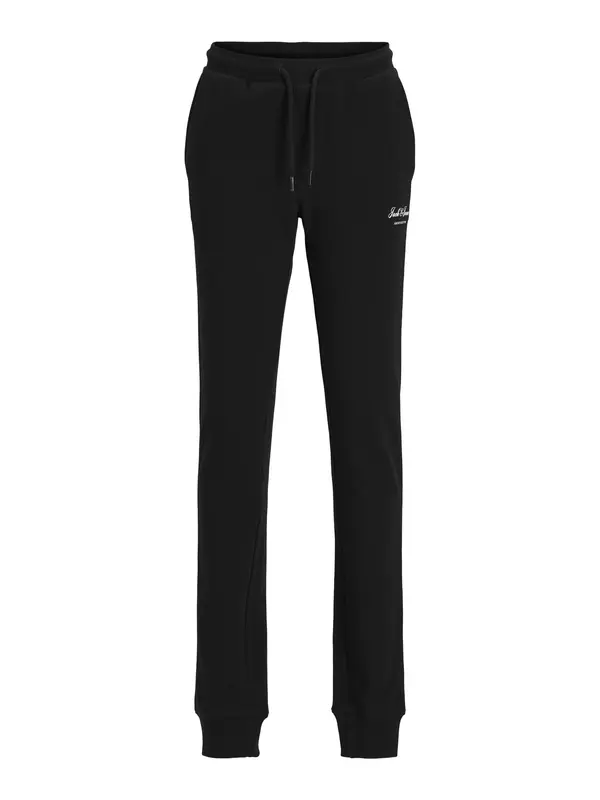 Jack & Jones Junior Jack & Jones Junior Hlače 'JPSTGORDON'  crna / bijela