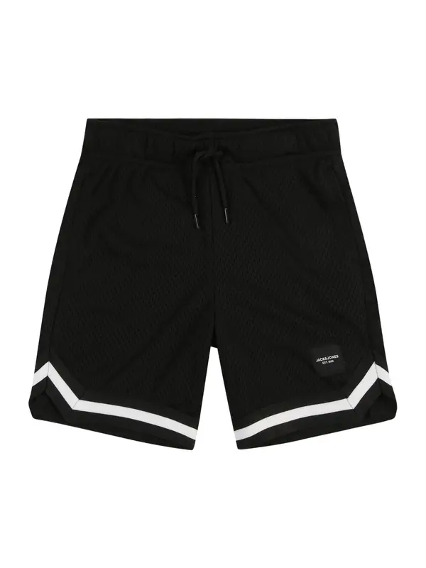 Jack & Jones Junior Jack & Jones Junior Hlače 'JPSTKarl'  crna / bijela