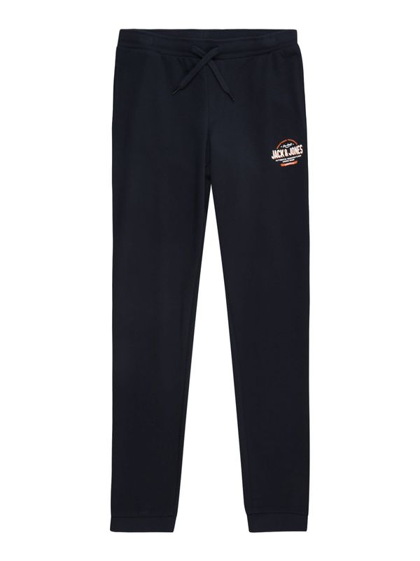 Jack & Jones Junior Jack & Jones Junior Hlače  mornarsko plava / narančasta / bijela