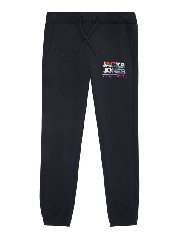 Jack & Jones Junior Jack & Jones Junior Hlače  sivkasto plava / noćno plava / crvena / bijela