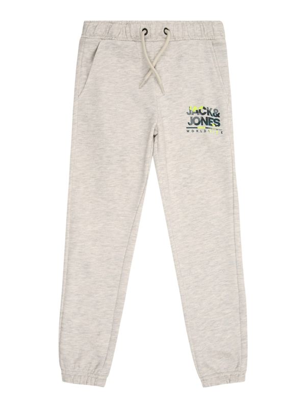 Jack & Jones Junior Jack & Jones Junior Hlače  tamno zelena / crna / bijela melange