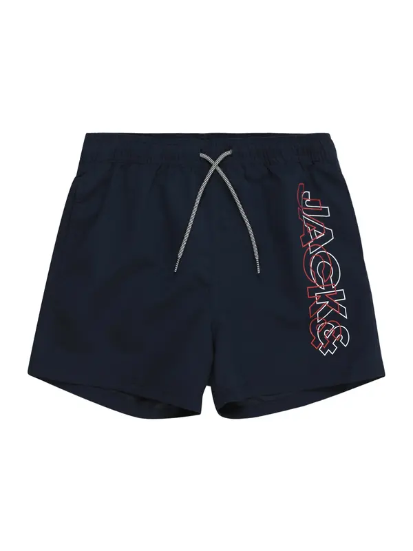 Jack & Jones Junior Jack & Jones Junior Kupaće hlače 'JPSTFiji'  mornarsko plava / crvena / bijela