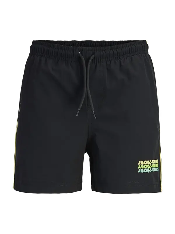 Jack & Jones Junior Jack & Jones Junior Kupaće hlače 'JPSTMAUI'  golublje plava / svijetložuta / jabuka / crna