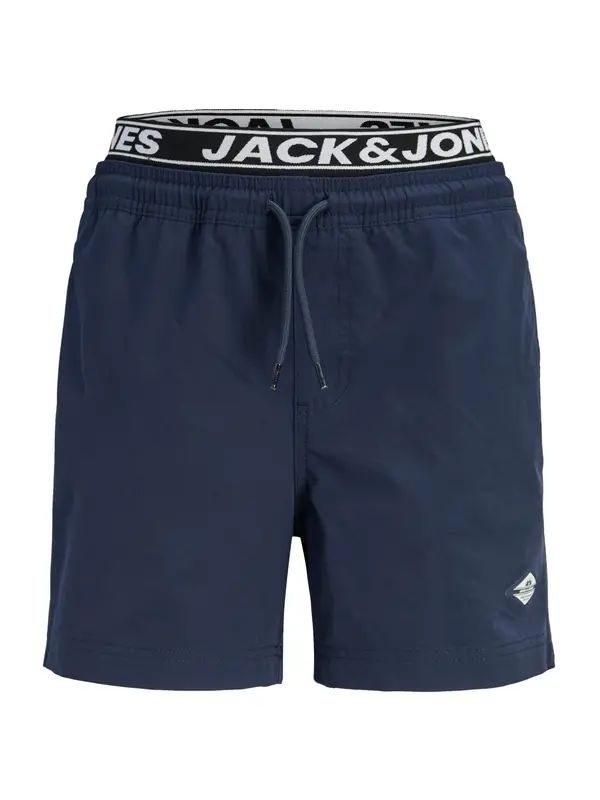 Jack & Jones Junior Jack & Jones Junior Kupaće hlače 'JPSTMAUI'  mornarsko plava / crna / bijela