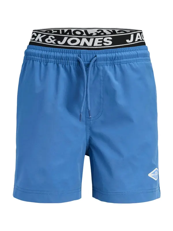 Jack & Jones Junior Jack & Jones Junior Kupaće hlače 'JPSTMAUI'  plava / crna / bijela