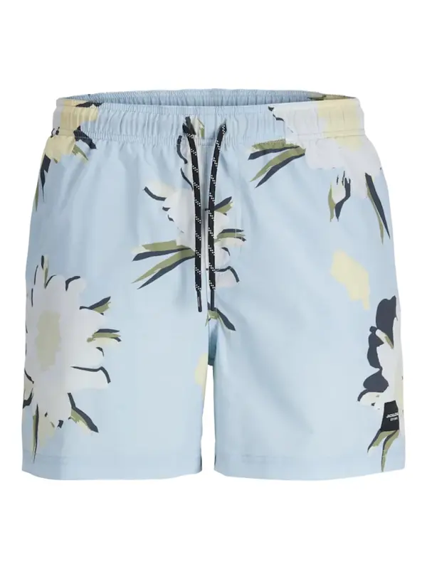 Jack & Jones Junior Jack & Jones Junior Kupaće hlače 'JPSTMaui'  svijetloplava / zelena / crna / bijela