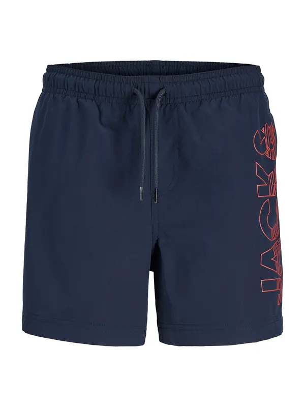 Jack & Jones Junior Jack & Jones Junior Kupaće hlače 'JPSTMAUI WAVE'  mornarsko plava / hrđavo crvena