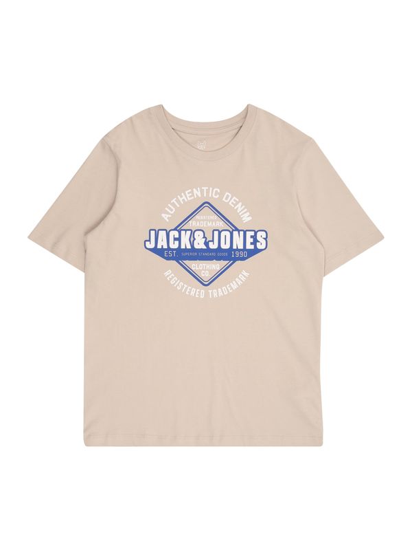 Jack & Jones Junior Jack & Jones Junior Majica  bež / mornarsko plava / prljavo bijela