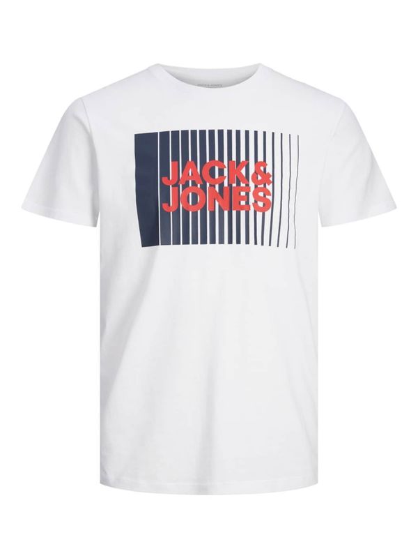 Jack & Jones Junior Jack & Jones Junior Majica  crvena / crna / bijela