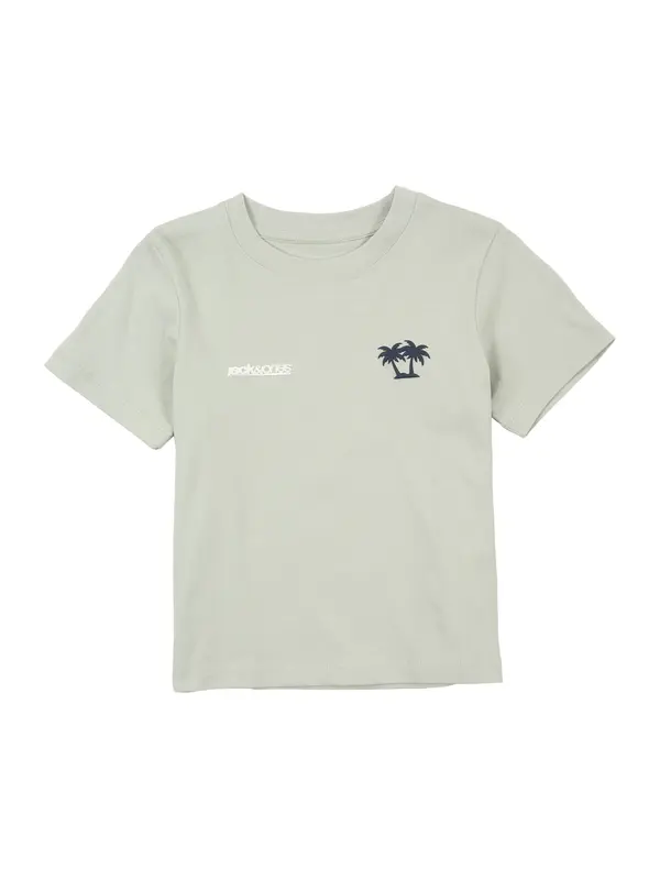 Jack & Jones Junior Jack & Jones Junior Majica 'JCOCLUB'  morsko plava / svijetlosiva / bijela