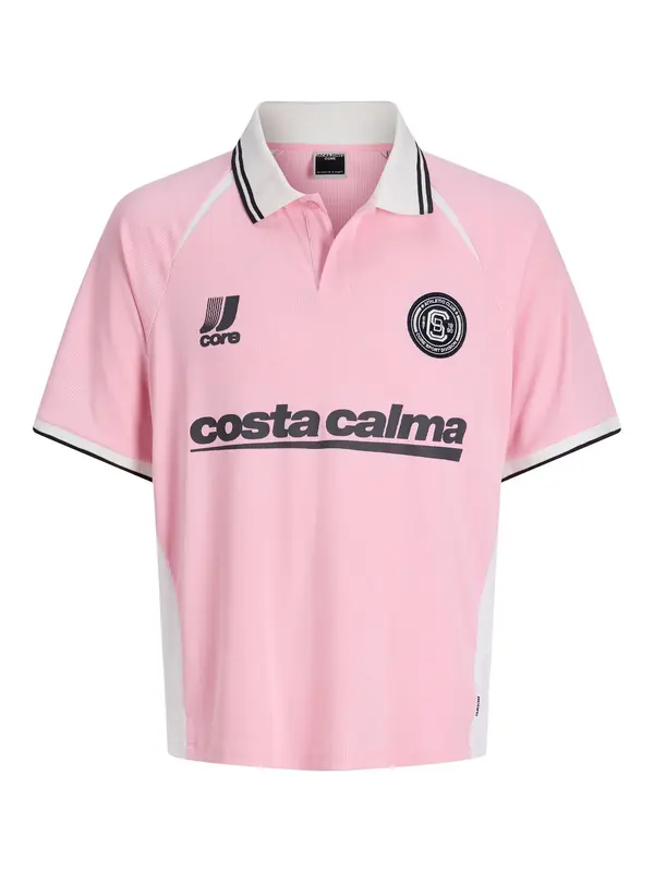 Jack & Jones Junior Jack & Jones Junior Majica 'JCOClub'  svijetloroza / crna / bijela
