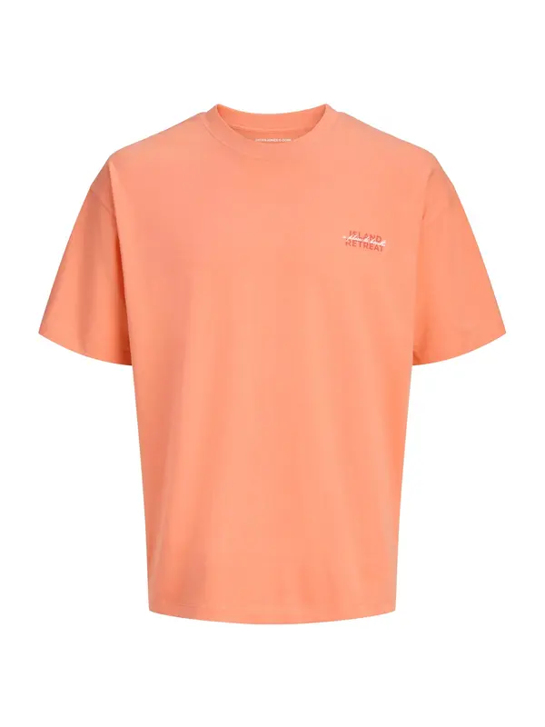 Jack & Jones Junior Jack & Jones Junior Majica 'JCOETERNA'  narančasta / ciglasto crvena / bijela