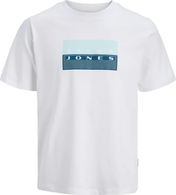 Jack & Jones Junior Jack & Jones Junior Majica 'JCOfusion Dots'  morsko plava / svijetloplava / bijela