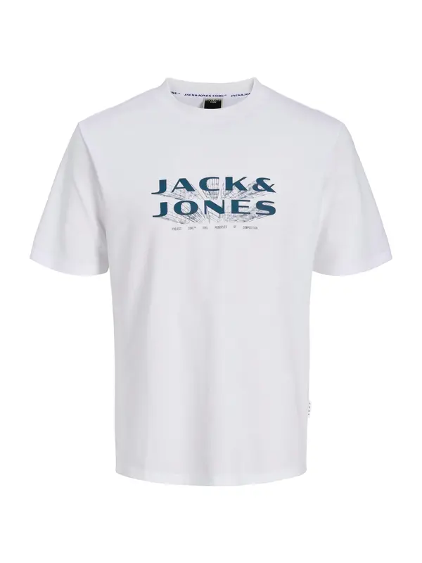 Jack & Jones Junior Jack & Jones Junior Majica 'JCOFUSION'  tamno plava / bijela