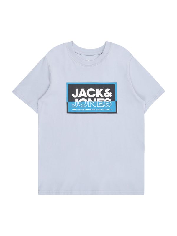 Jack & Jones Junior Jack & Jones Junior Majica 'JCOLOGAN'  noćno plava / svijetloplava / crna / bijela