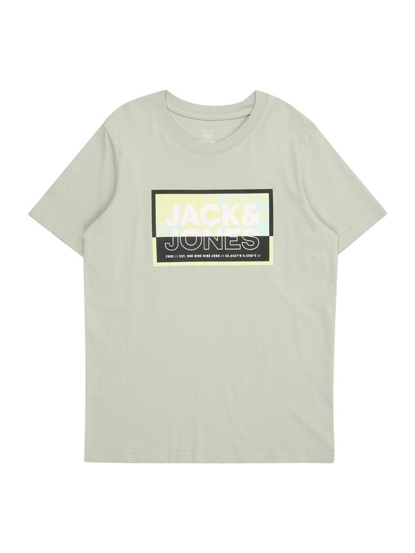 Jack & Jones Junior Jack & Jones Junior Majica 'JCOLOGAN'  pastelno zelena / svijetlozelena / crna / bijela