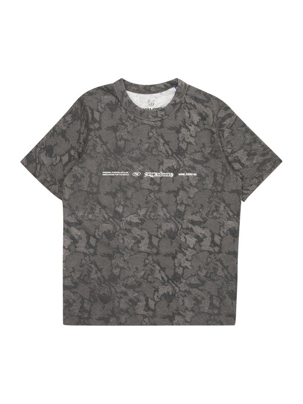 Jack & Jones Junior Jack & Jones Junior Majica 'JCOTARMAC'  siva / tamo siva / bijela