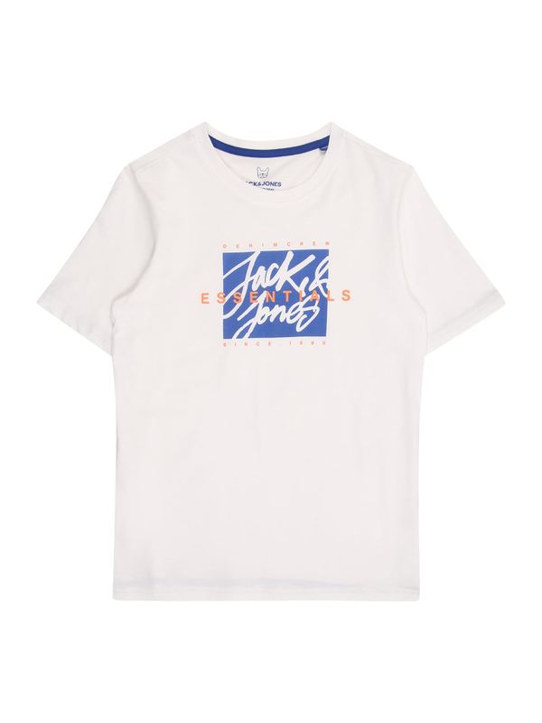 Jack & Jones Junior Jack & Jones Junior Majica 'JJCOLTON'  plava / mandarina / bijela