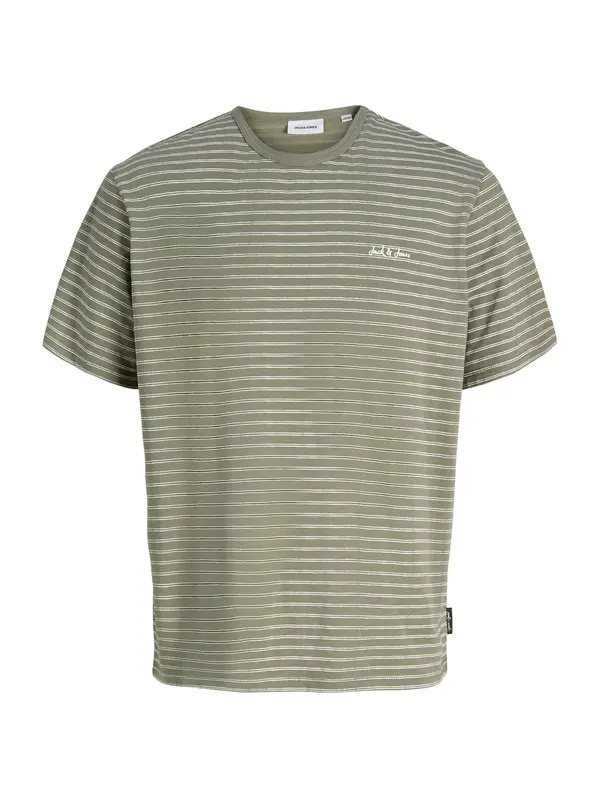 Jack & Jones Junior Jack & Jones Junior Majica 'JJDEVIN DAYTONA'  maslinasta / bijela