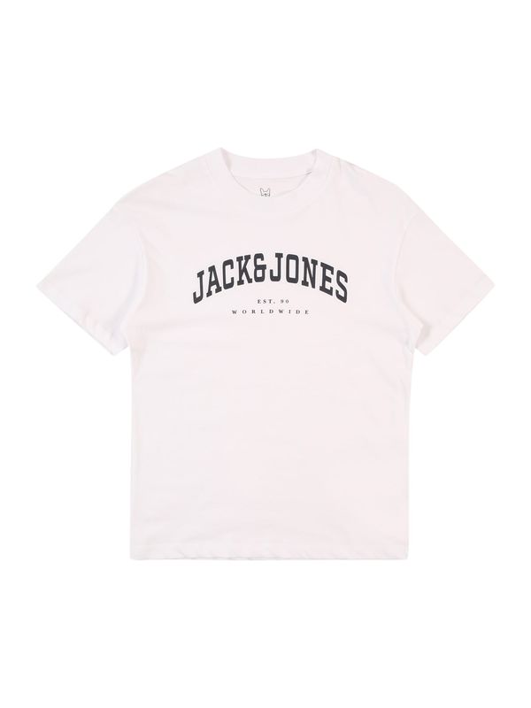 Jack & Jones Junior Jack & Jones Junior Majica 'JJECALEB'  crna / bijela