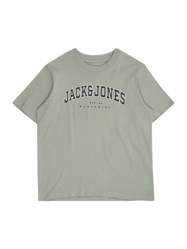 Jack & Jones Junior Jack & Jones Junior Majica 'JJECALEB'  jabuka / crna / bijela