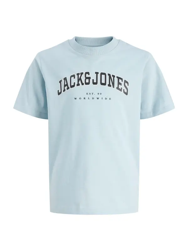 Jack & Jones Junior Jack & Jones Junior Majica 'JJECALEB'  pastelno plava / crna / bijela