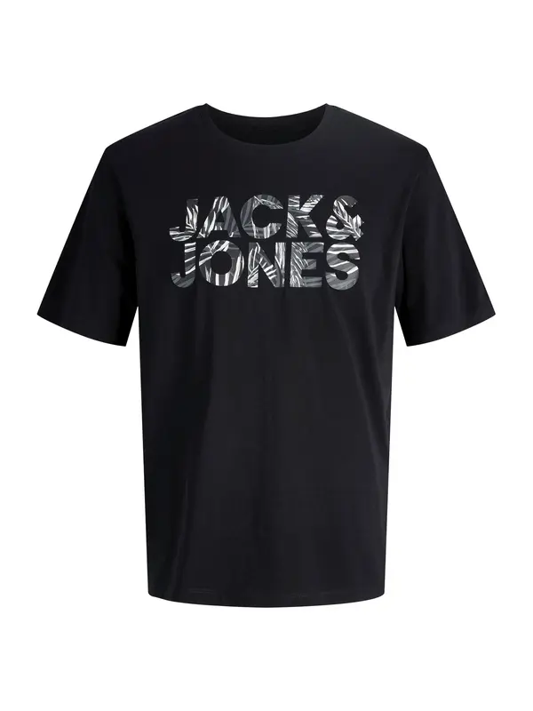 Jack & Jones Junior Jack & Jones Junior Majica 'JJEJEFF'  siva / antracit siva / crna / bijela
