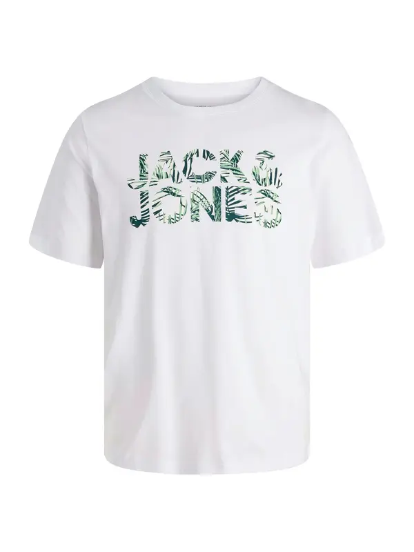 Jack & Jones Junior Jack & Jones Junior Majica 'JJEJEFF'  zelena / limeta / bijela