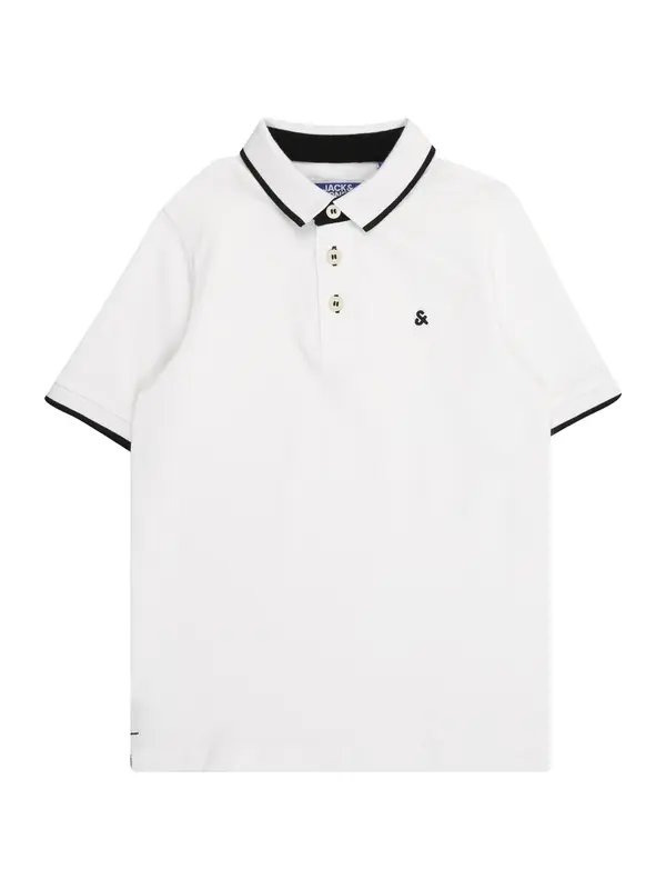 Jack & Jones Junior Jack & Jones Junior Majica 'JJEPaulos'  crna / bijela