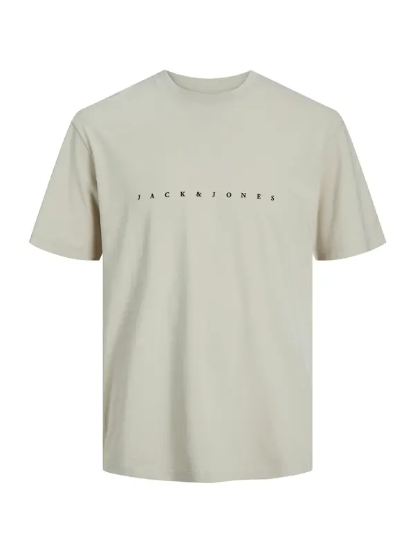 Jack & Jones Junior Jack & Jones Junior Majica 'JJESTAR'  sivkasto bež / crna