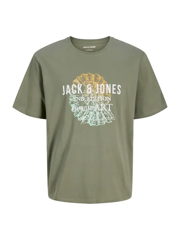 Jack & Jones Junior Jack & Jones Junior Majica 'JJGRADIENT'  senf / kaki / menta / bijela