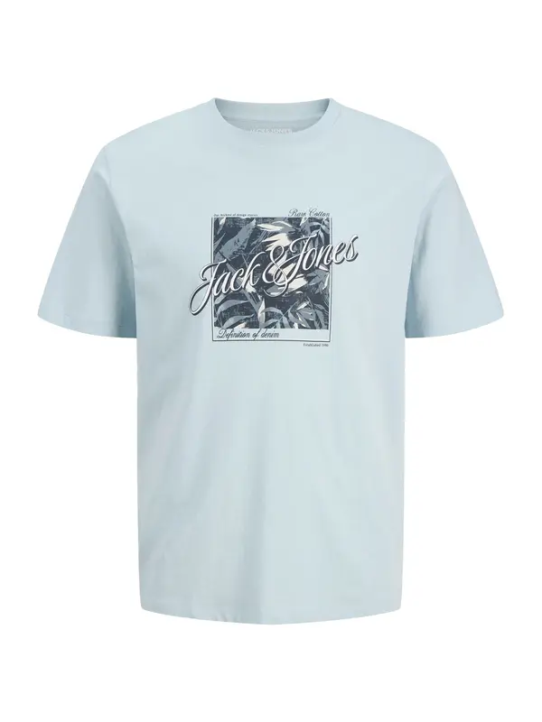 Jack & Jones Junior Jack & Jones Junior Majica 'JJHONOLULU'  golublje plava / nebesko plava / bijela