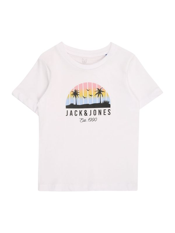 Jack & Jones Junior Jack & Jones Junior Majica 'JJPALM'  svijetloplava / roza / crna / bijela