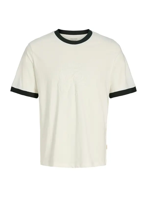 Jack & Jones Junior Jack & Jones Junior Majica 'JORARGOS RINGER'  crna / bijela
