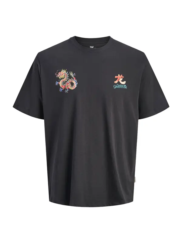 Jack & Jones Junior Jack & Jones Junior Majica 'JORBig Japan'  svijetloplava / svijetlozelena / narančasta / crna