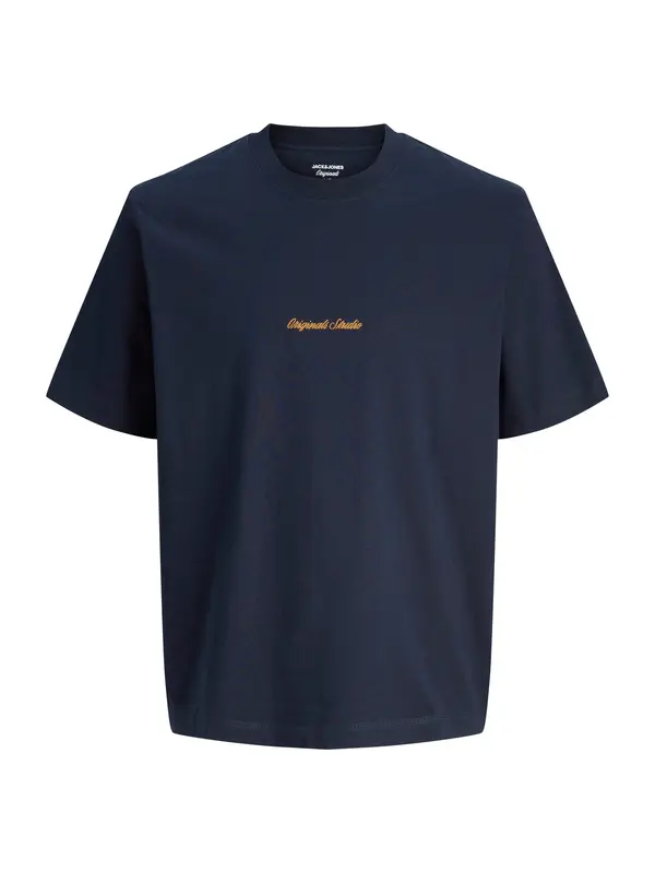 Jack & Jones Junior Jack & Jones Junior Majica 'JORNORREBRO'  noćno plava / narančasta