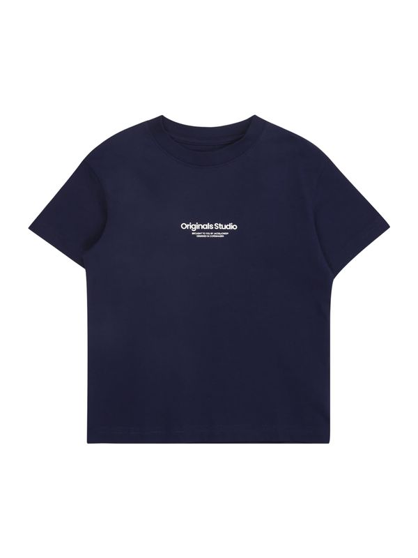 Jack & Jones Junior Jack & Jones Junior Majica 'JORVESTERBRO'  morsko plava / bijela