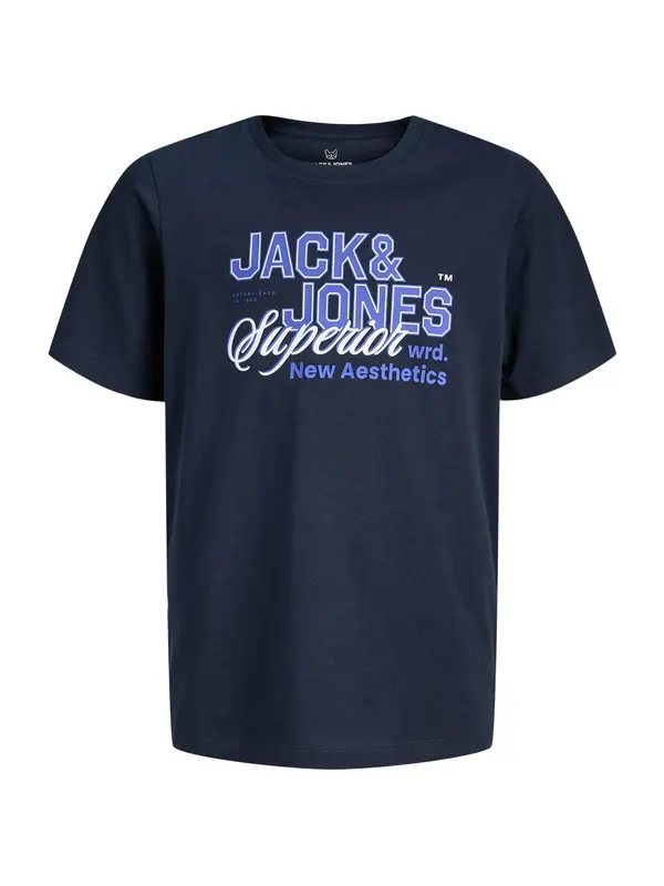 Jack & Jones Junior Jack & Jones Junior Majica  mornarsko plava / indigo / bijela