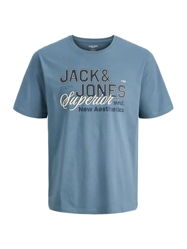 Jack & Jones Junior Jack & Jones Junior Majica  noćno plava / safirno plava / bijela