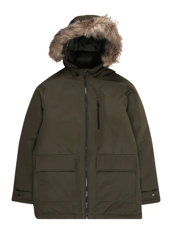 Jack & Jones Junior Jack & Jones Junior Prijelazna jakna 'JJCHARLIE'  tamno zelena