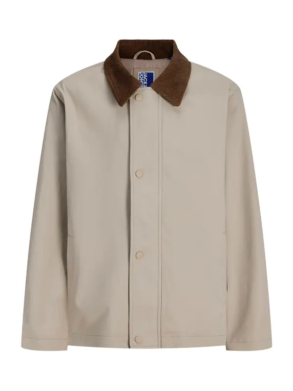 Jack & Jones Junior Jack & Jones Junior Prijelazna jakna 'JJEgraham'  čokolada / kameno siva