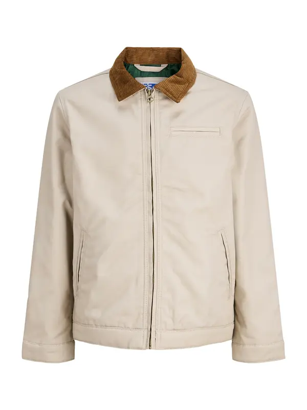 Jack & Jones Junior Jack & Jones Junior Prijelazna jakna 'JORNORREBRO'  ecru/prljavo bijela / karamela