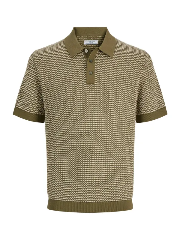 Jack & Jones Junior Jack & Jones Junior Pulover 'JPRBLUKINGSLEY'  maslinasta / bijela