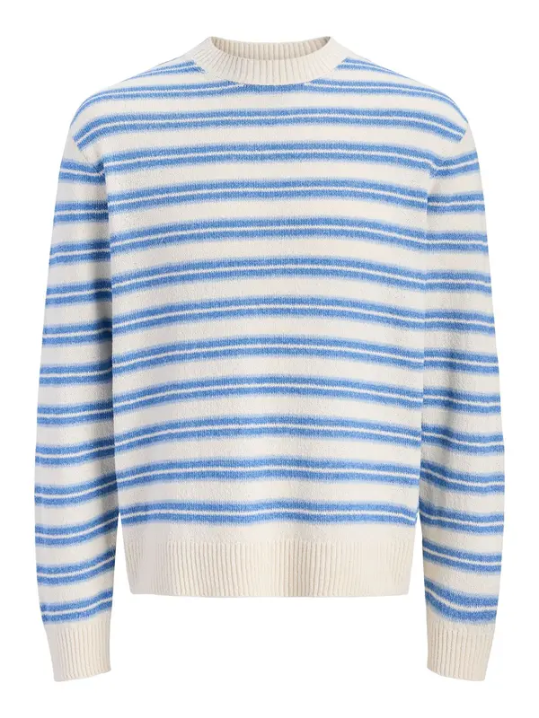 Jack & Jones Junior Jack & Jones Junior Pulover  plava / svijetloplava / bijela