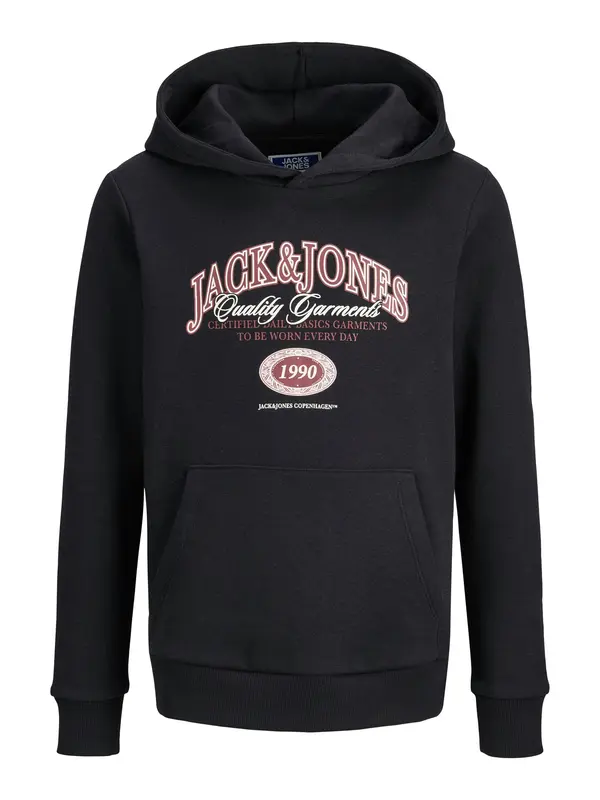 Jack & Jones Junior Jack & Jones Junior Sweater majica 'ARI'  pastelno crvena / crna / bijela
