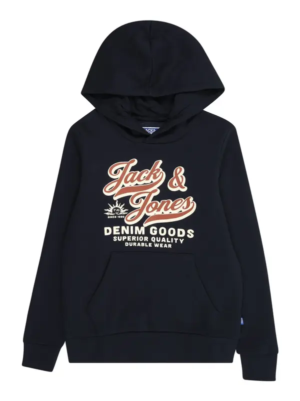 Jack & Jones Junior Jack & Jones Junior Sweater majica  ecru/prljavo bijela / noćno plava / smeđa