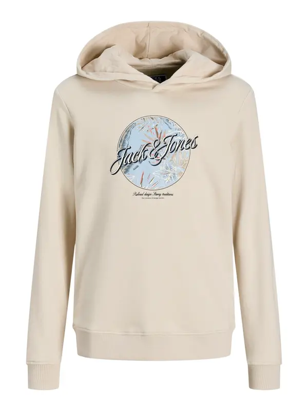Jack & Jones Junior Jack & Jones Junior Sweater majica 'Honolulu'  bež / svijetloplava / crna